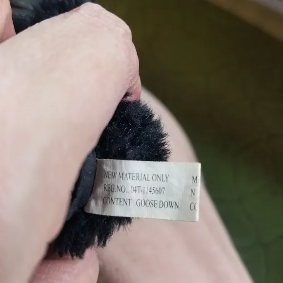 The North Face Nuptse black goose down insulated quilted winter boots