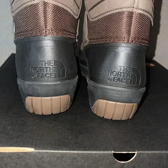 THE NORTH FACE Shellista IV Mid Waterproof Insulated Boot Leather Fur Trim Sz 11