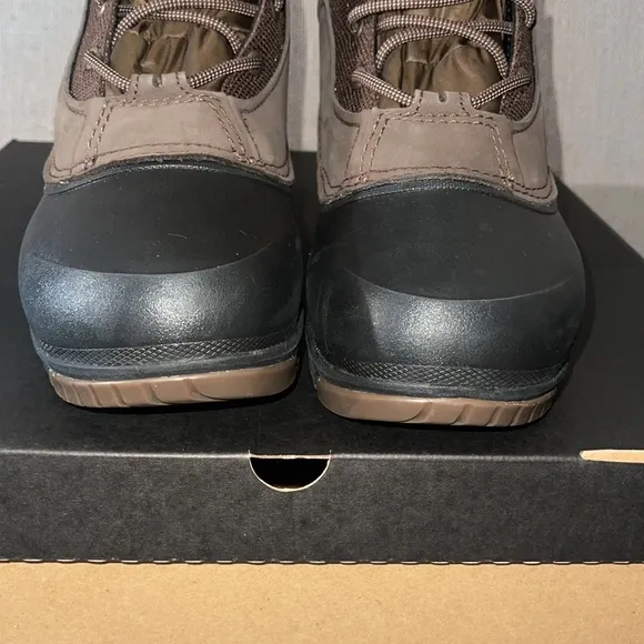 THE NORTH FACE Shellista IV Mid Waterproof Insulated Boot Leather Fur Trim Sz 11