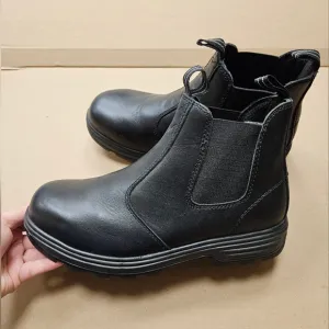 THOROGOOD 6&quot; Quick Release Station Boots Men's 9.5 / Women's 11.5 Black Leather