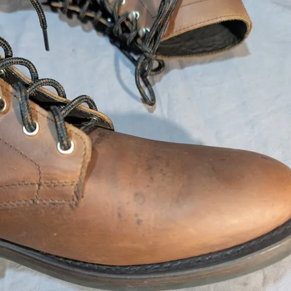 Thursday Boot Company Brown Leather Lace Up Boots Men Size 11