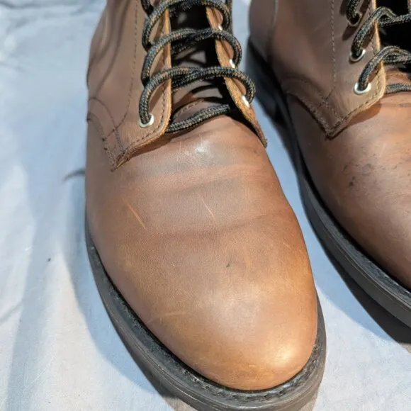 Thursday Boot Company Brown Leather Lace Up Boots Men Size 11