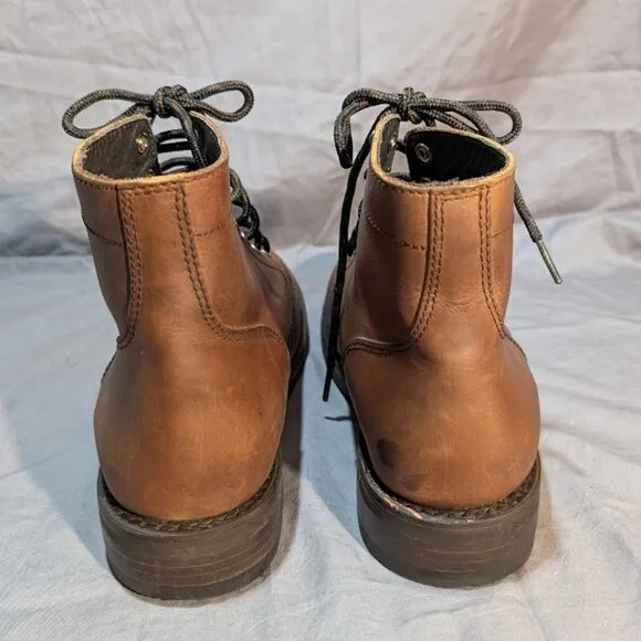 Thursday Boot Company Brown Leather Lace Up Boots Men Size 11