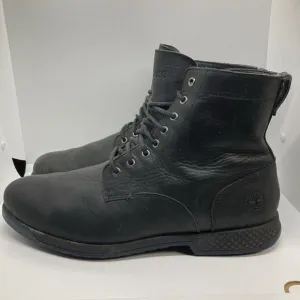 Timberland Boots Men Size 11.5 6Black Working Composite Toe‎ Boots