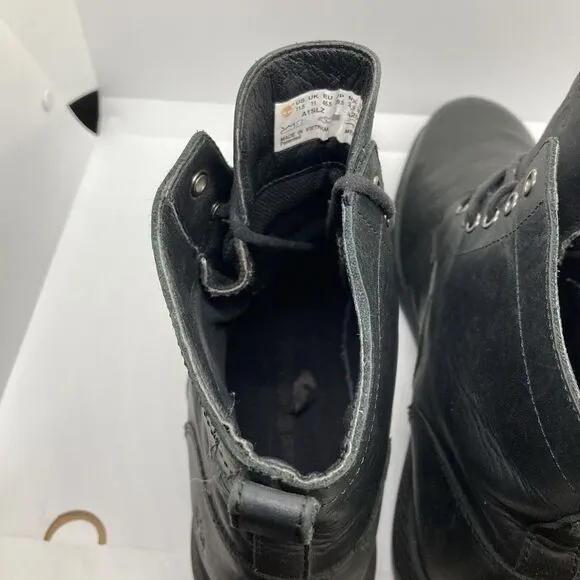 Timberland Boots Men Size 11.5 6Black Working Composite Toe‎ Boots