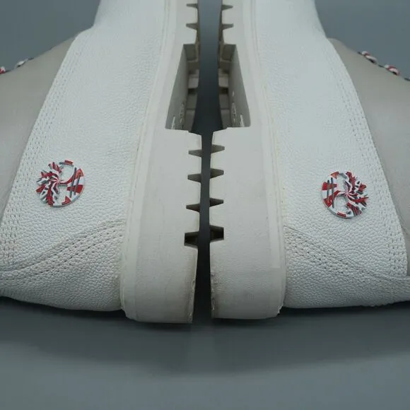 Timberland Christmas Special Edition Boots Men’s Size 8.5 White