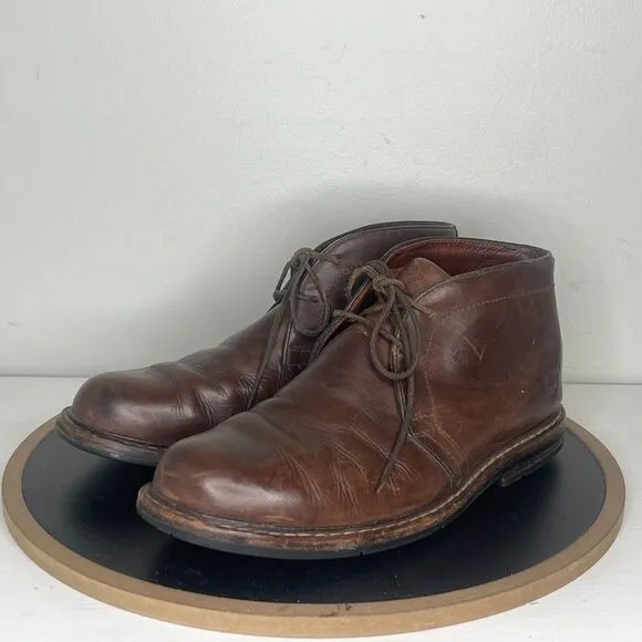 Timberland Chukka Boots Men Size 10 M Brown Leather A1R1U Logan Bay PT