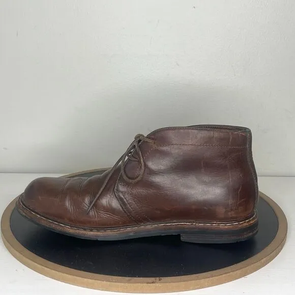 Timberland Chukka Boots Men Size 10 M Brown Leather A1R1U Logan Bay PT