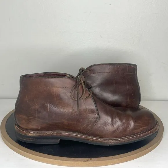 Timberland Chukka Boots Men Size 10 M Brown Leather A1R1U Logan Bay PT