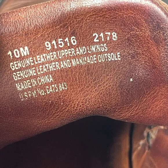Timberland Chukka Boots Men Size 10 M Brown Leather A1R1U Logan Bay PT