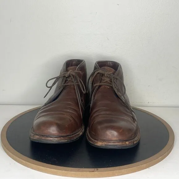 Timberland Chukka Boots Men Size 10 M Brown Leather A1R1U Logan Bay PT