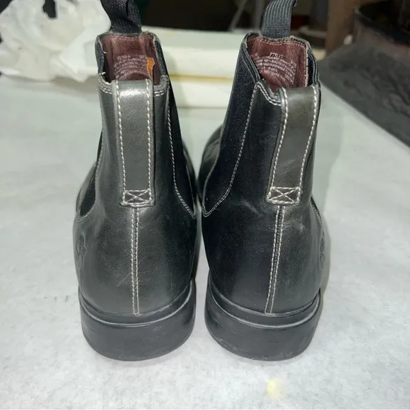 Timberland Men Boots Torrance Chelsea Black 77032 Leather Chukka Waterproof 12M