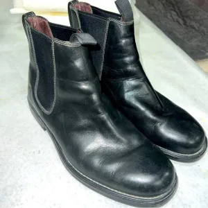 Timberland Men Boots Torrance Chelsea Black 77032 Leather Chukka Waterproof 12M