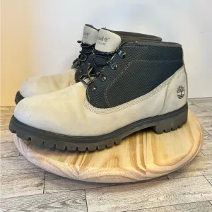 Timberland Men waterproof Boots Size13 Campsite Chukka Cement NBK Factory Second