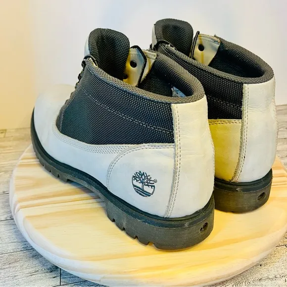 Timberland Men waterproof Boots Size13 Campsite Chukka Cement NBK Factory Second