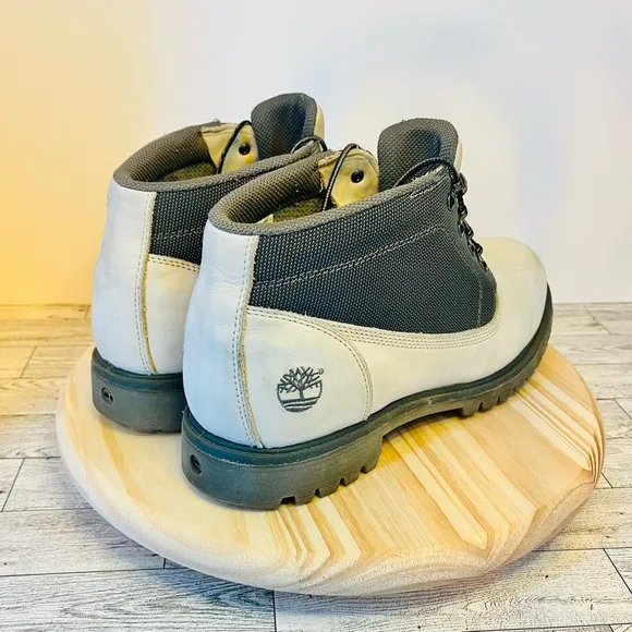 Timberland Men waterproof Boots Size13 Campsite Chukka Cement NBK Factory Second