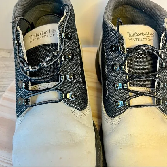 Timberland Men waterproof Boots Size13 Campsite Chukka Cement NBK Factory Second