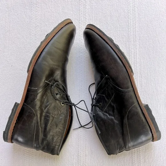 Timberland Men Wodehouse Chukka Boots Black Leather 12
