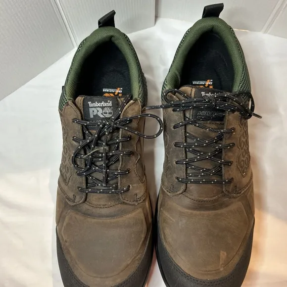 Timberland PRO Men's Reaxion Waterproof Composite Toe Boot Brown 14W