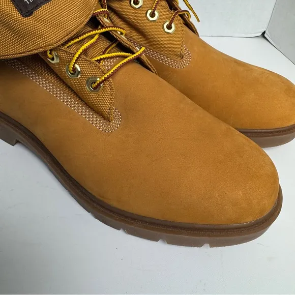 Timberland Shoes Roll Top Ripstop WP Wheat Brown Men Boots Size 11 6634A New