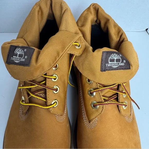 Timberland Shoes Roll Top Ripstop WP Wheat Brown Men Boots Size 11 6634A New