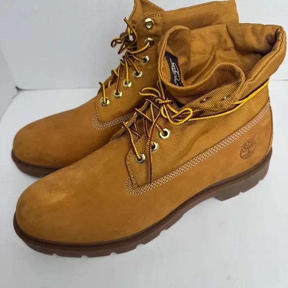 Timberland Shoes Roll Top Ripstop WP Wheat Brown Men Boots Size 11 6634A New
