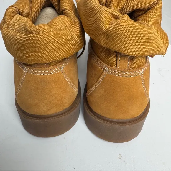 Timberland Shoes Roll Top Ripstop WP Wheat Brown Men Boots Size 11 6634A New