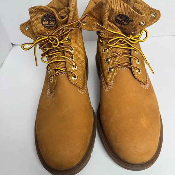 Timberland Shoes Roll Top Ripstop WP Wheat Brown Men Boots Size 11 6634A New