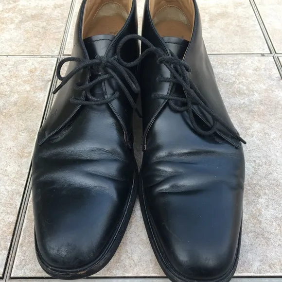 Tod’s Tolacco Chukka boots black leather men 8
