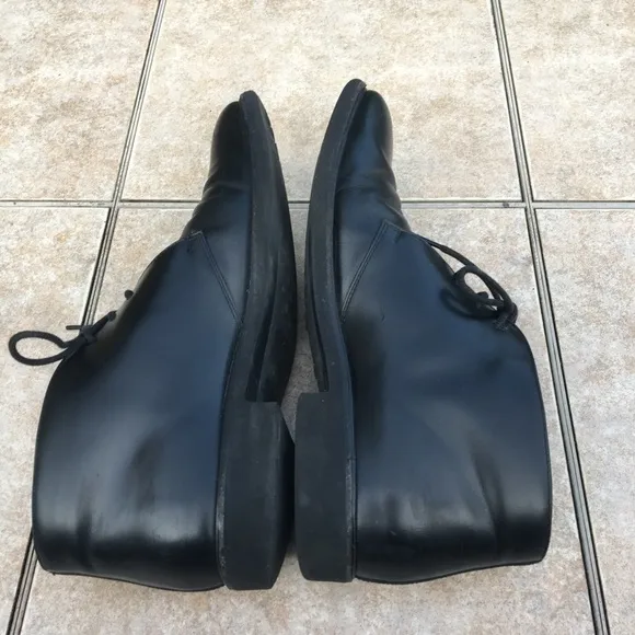 Tod’s Tolacco Chukka boots black leather men 8