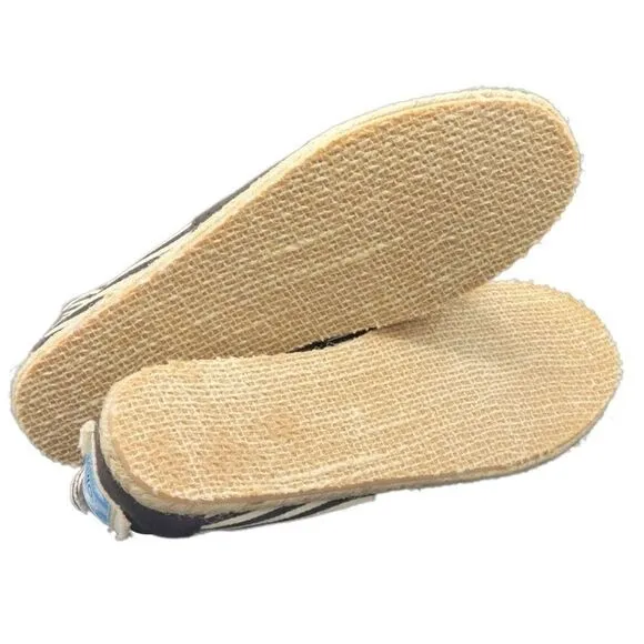 TOMS Classic Canvas Alpargatas Men's Shoes Black Striped size 10 NWOT