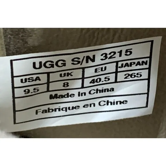 UGG Camille Tall Heeled Lace Up Boots Shoes Women's 9.5 Tan Suede Calf High 3215