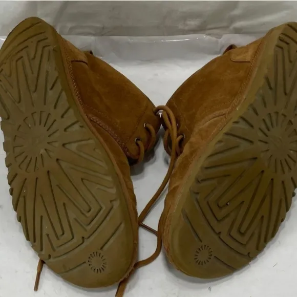 UGG Neumel Chestnut Suede Boots - Men Sz 12