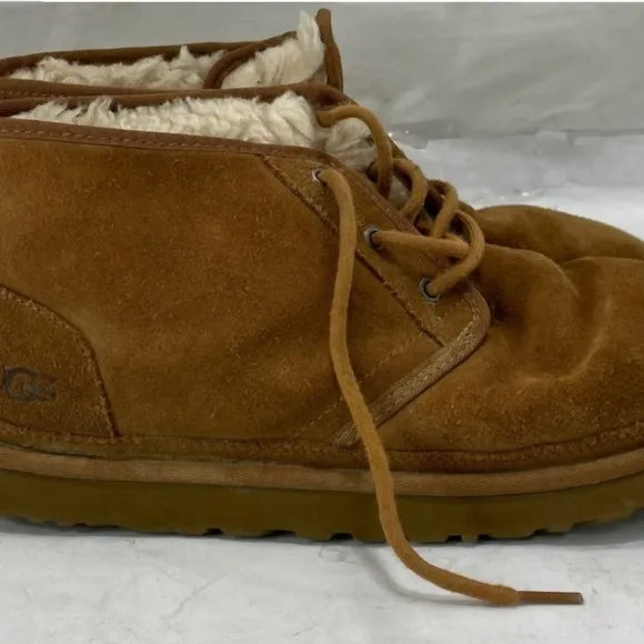 UGG Neumel Chestnut Suede Boots - Men Sz 12