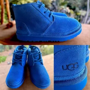 🔥🔥UGG NEUMEL SUEDE SHEARLING LINED CHUKKA ANKLE BOOTS MEN YOUTH 5 WOMEN  7