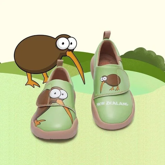 UIN Kid's Walking Shoes Casual Comfort Boy Girl (KIWI-APPLE GREEN TOLEDO II KID)