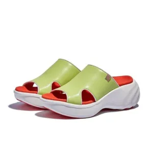 UIN Women's Summer Chunky Platform Slide Shoes (Sitges Ⅲ - Daiquiri Green)
