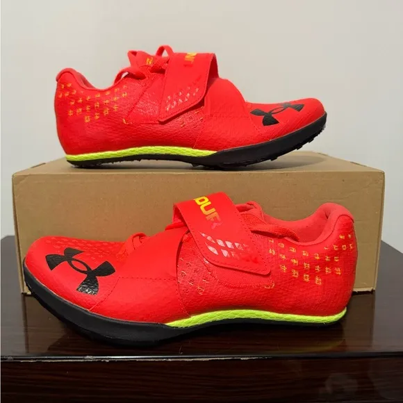 Under Armour Long Jump Shoes Track Spikes HOVR Skyline 3021863-601 Men's 9 W10.5