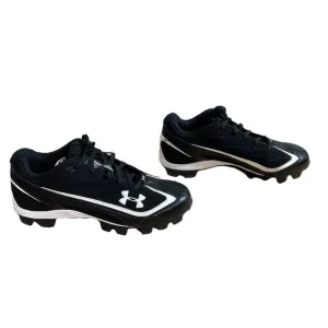 Under Armour Men’s size 9 Cleats ART No. 1206182-011 FTY NO EVU black white