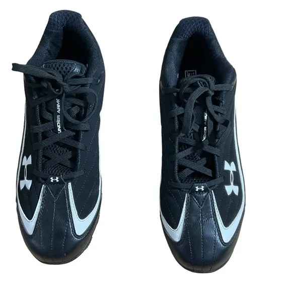 Under Armour Men’s size 9 Cleats ART No. 1206182-011 FTY NO EVU black white