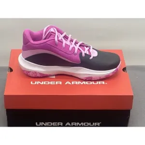 Under Armour Unisex UA GS Lockdown 7 Shoes Size 7Y Black/Pink