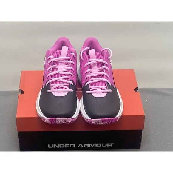 Under Armour Unisex UA GS Lockdown 7 Shoes Size 7Y Black/Pink