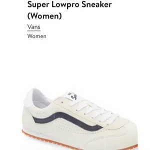 Unisex Vans Super Lowpro Sneakers Size: 7.5 Color:  White/Black Trim