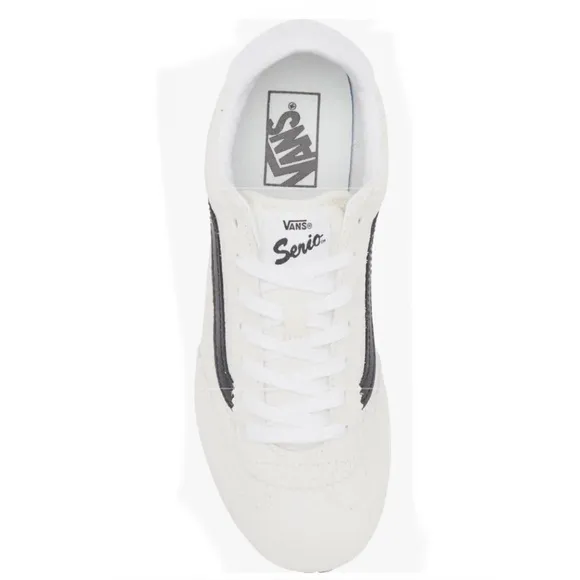 Unisex Vans Super Lowpro Sneakers Size: 7.5 Color:  White/Black Trim