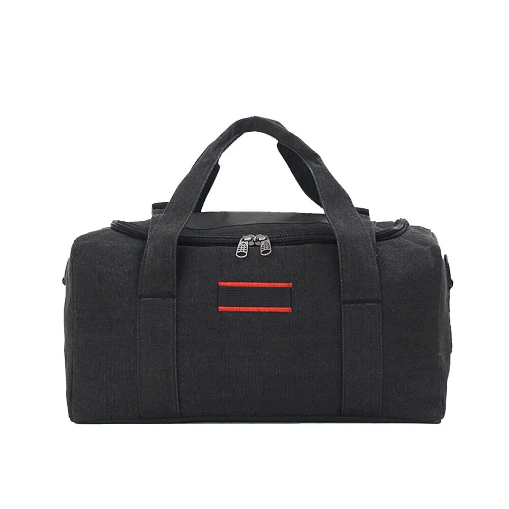 US 1-2Pc Sport Travel Luggage Handbag Tote Shoulder Military Canva Duffle GymBag