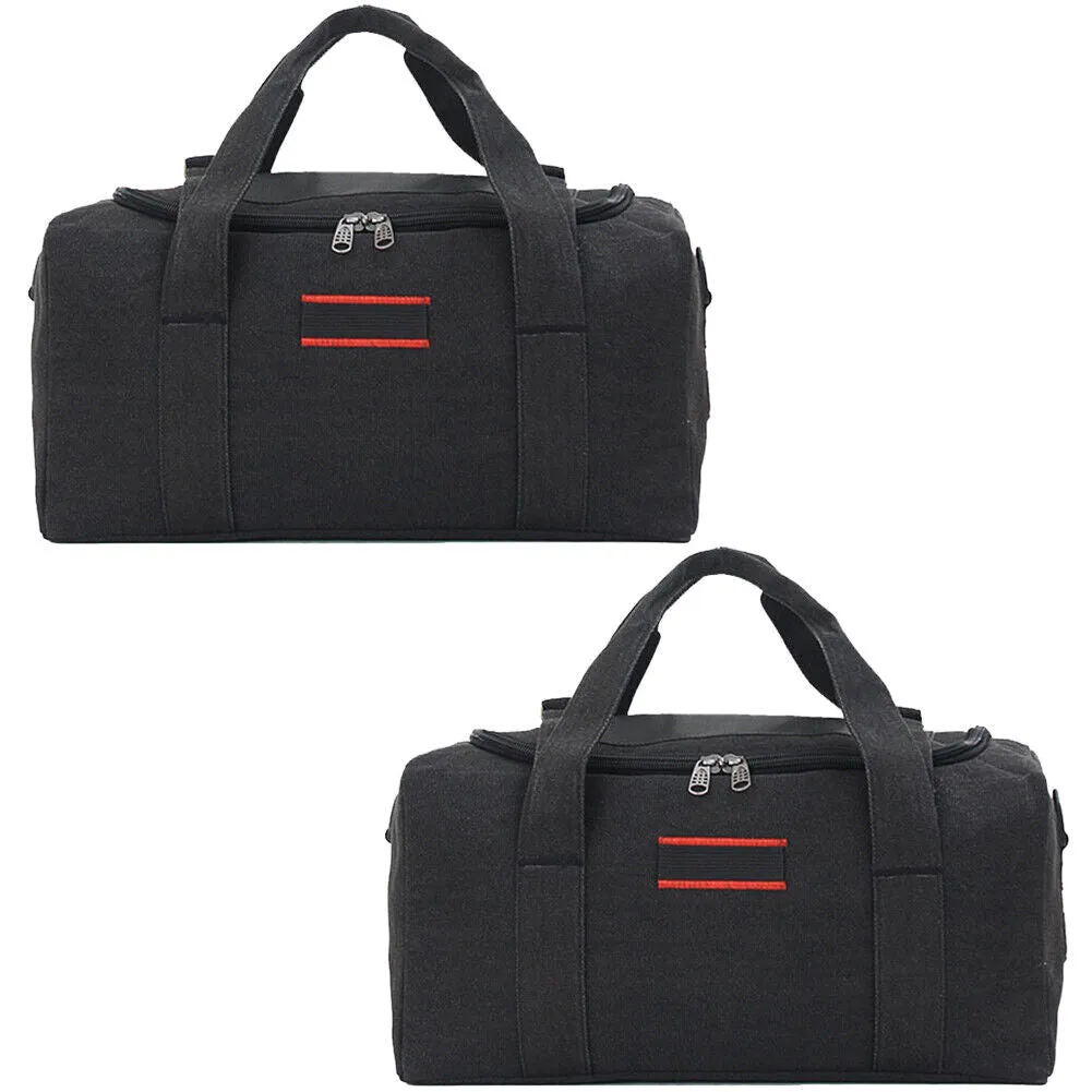 US 1-2Pc Sport Travel Luggage Handbag Tote Shoulder Military Canva Duffle GymBag