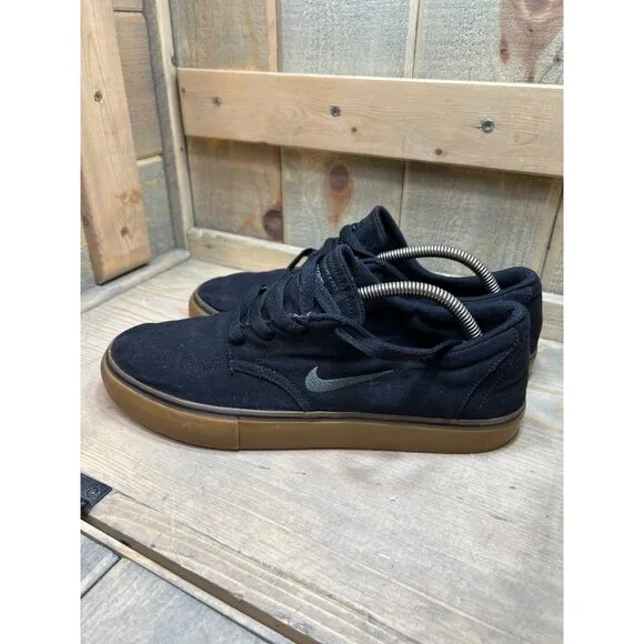 US8.5 Nike SB Skateboard Clutch Black Gray Skate 729825-004 Shoes Sneakers Mens