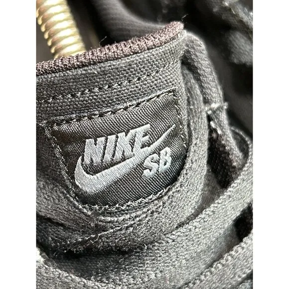 US8.5 Nike SB Skateboard Clutch Black Gray Skate 729825-004 Shoes Sneakers Mens
