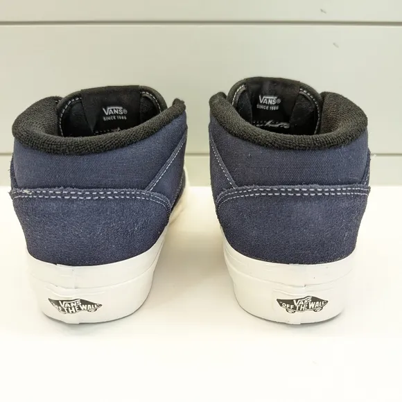 Vans Anaheim Factory Collection Half Cab 33 DX OG Navy Blue Suede Skateboard 8