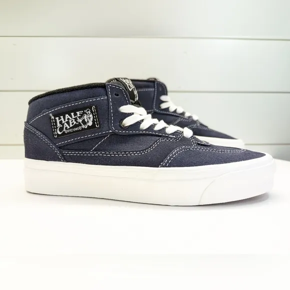 Vans Anaheim Factory Collection Half Cab 33 DX OG Navy Blue Suede Skateboard 8